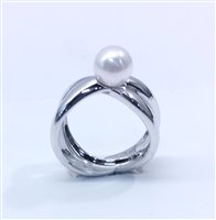 Anello Salvini Donna in Oro bianco Perla 80680777-14 - 80680777-14